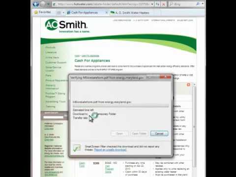 New A. O. Smith Rebate Finder on HotWater.com