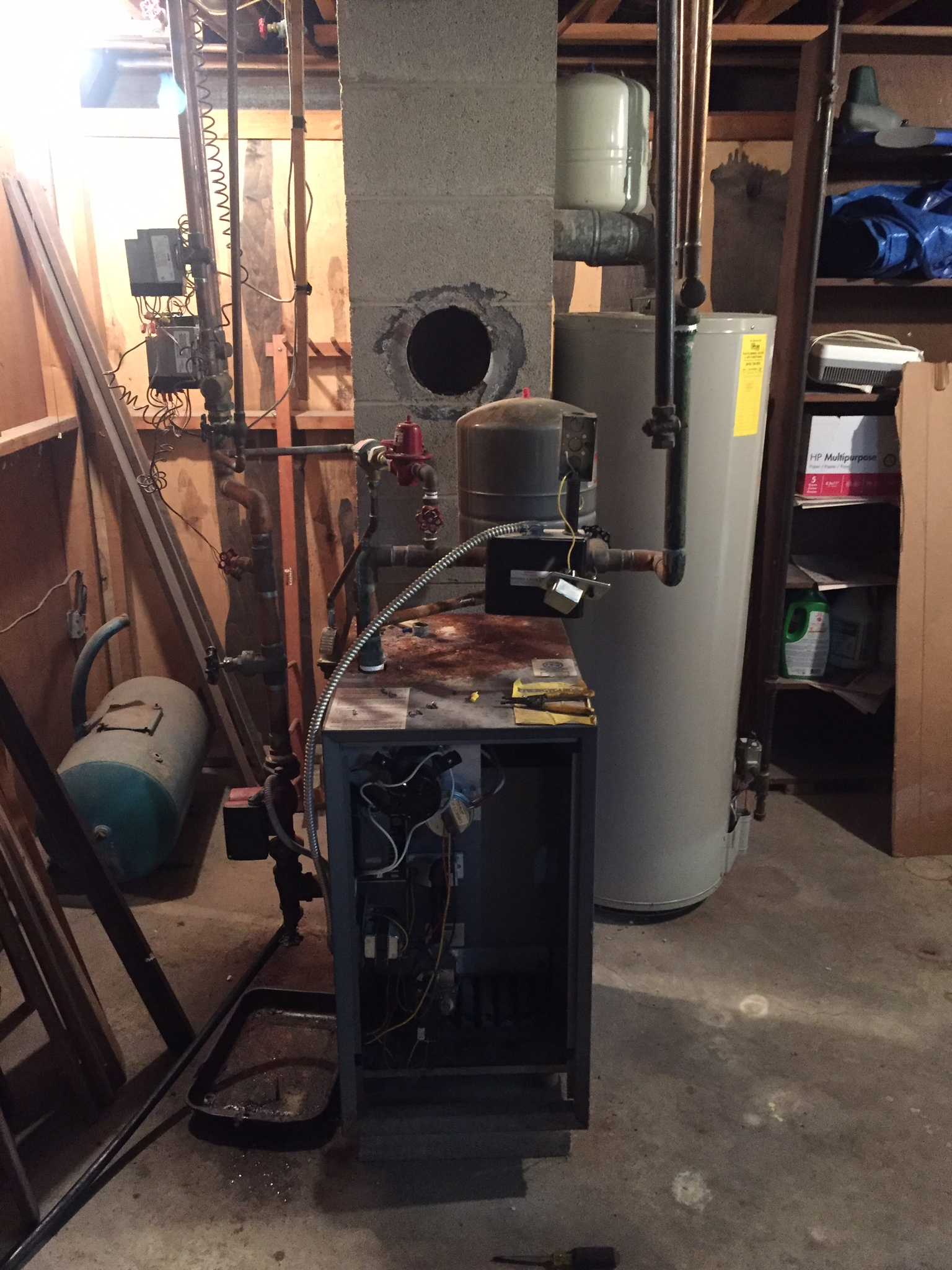 P & H Before and After Another Job Done Right! 2 Before image